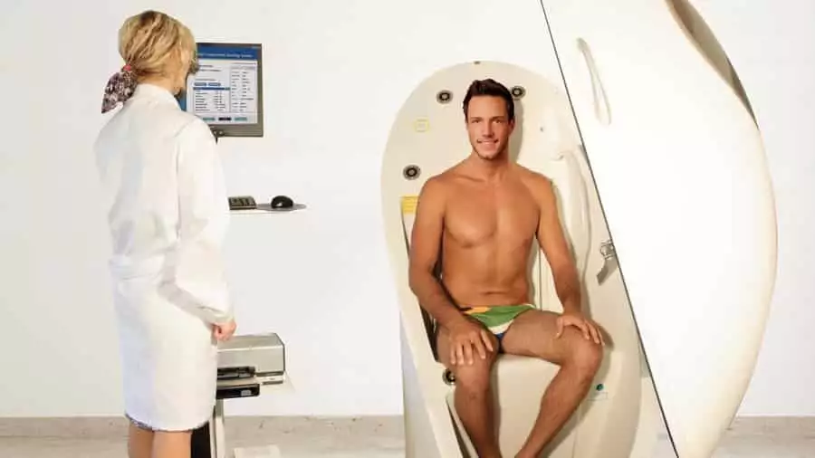 BODPOD Pléthysmographie Déplacement d'air
