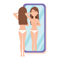 Miroir et taux de masse grasse