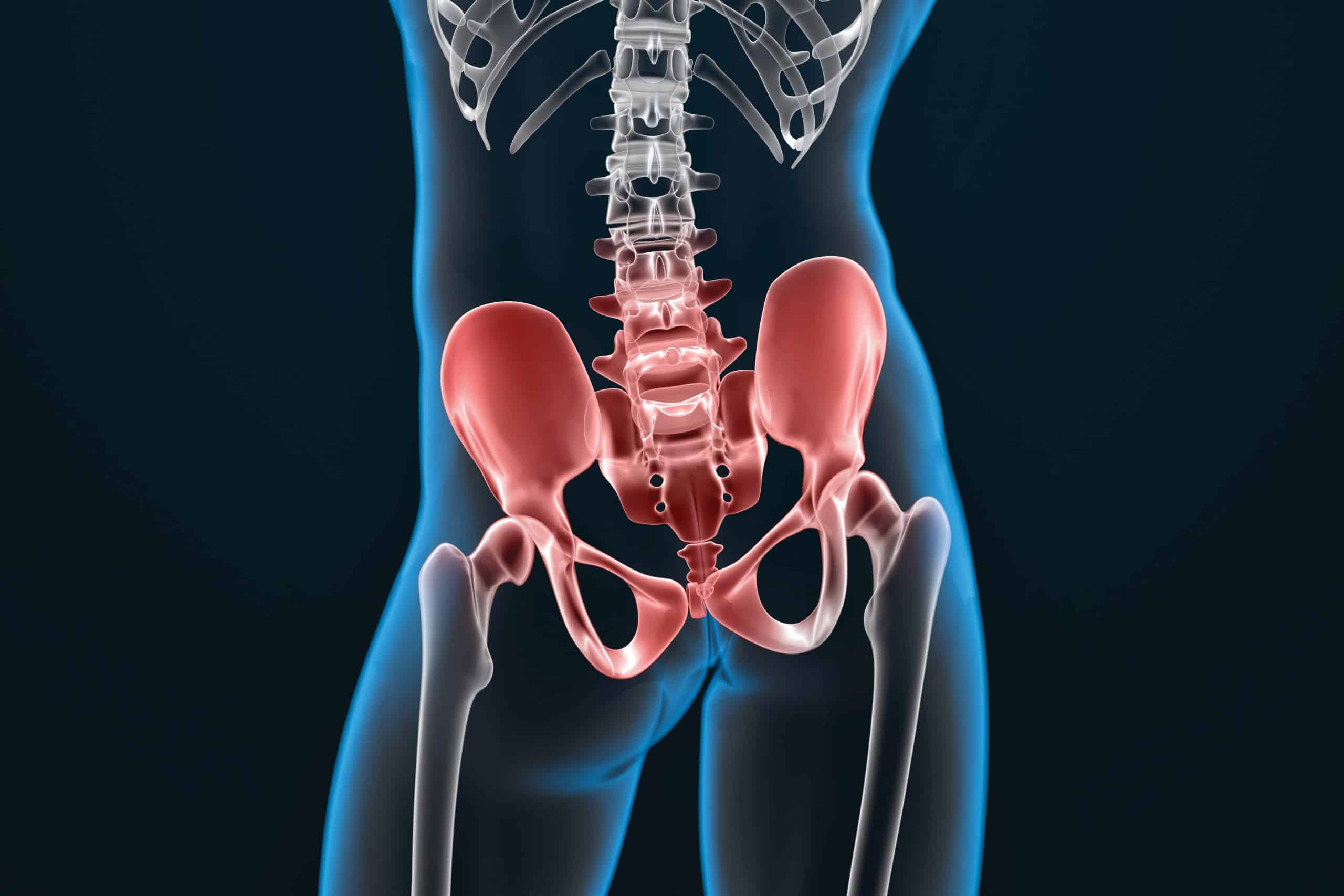 Articulation de la hanche, douleur sacro-iliaque et lombaires