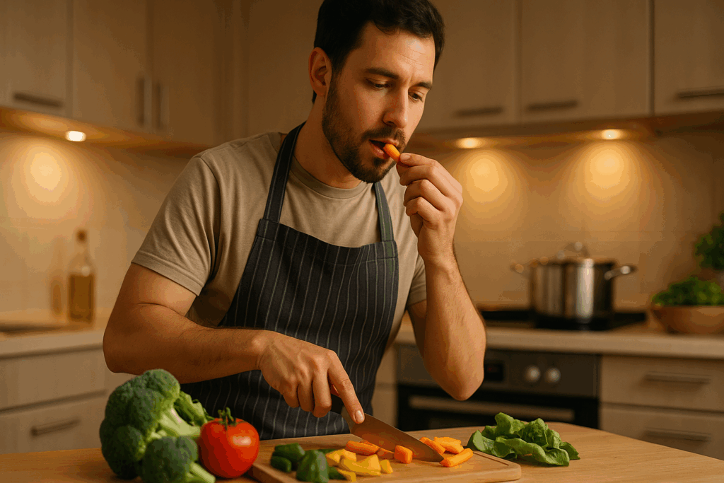 Manger dans la cuisine