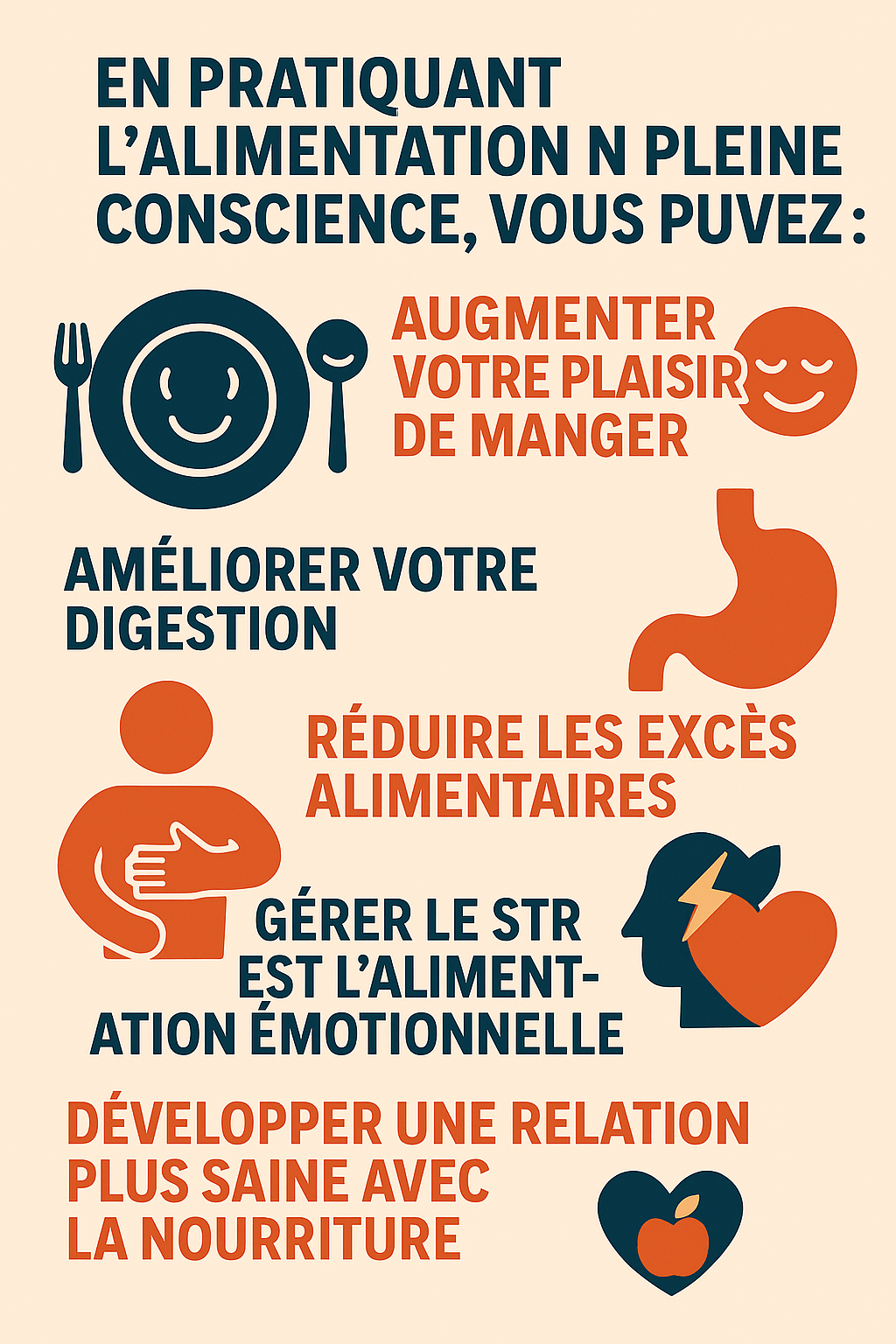 Bienfaits alimentation pleine conscience