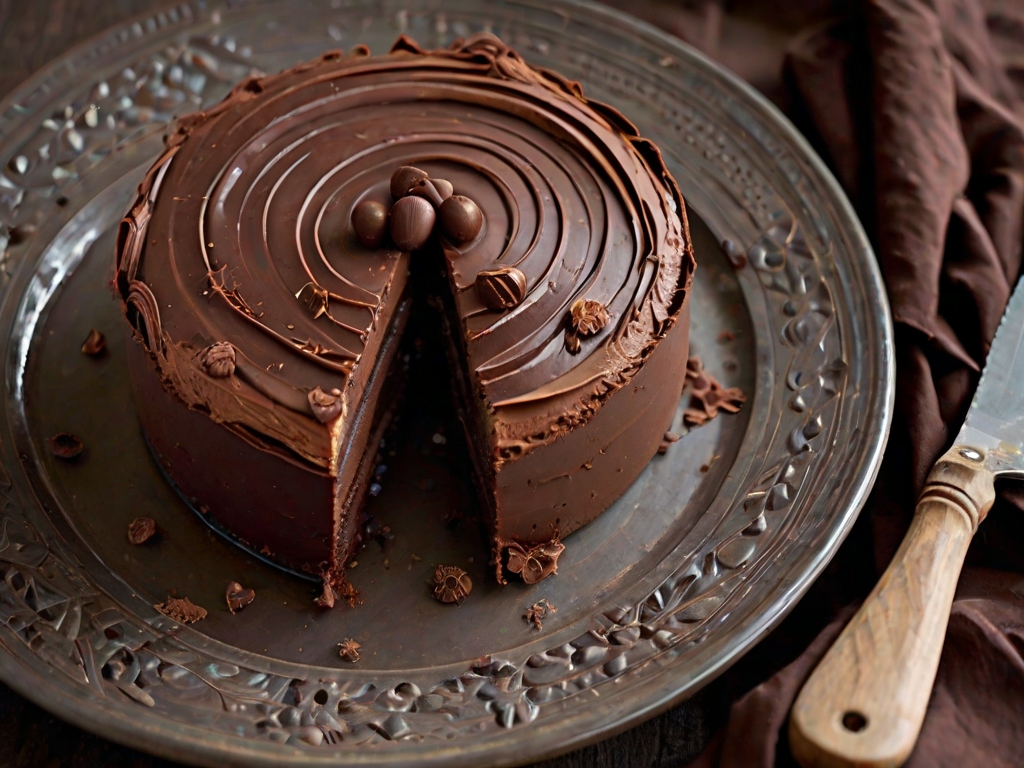 Gâteau au chocolat-Produits sucrés, valeurs nutritionnelles