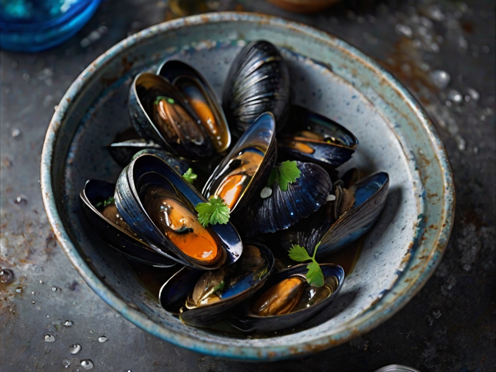 Moule bleue-Produits de la mer, valeurs nutritionnelles