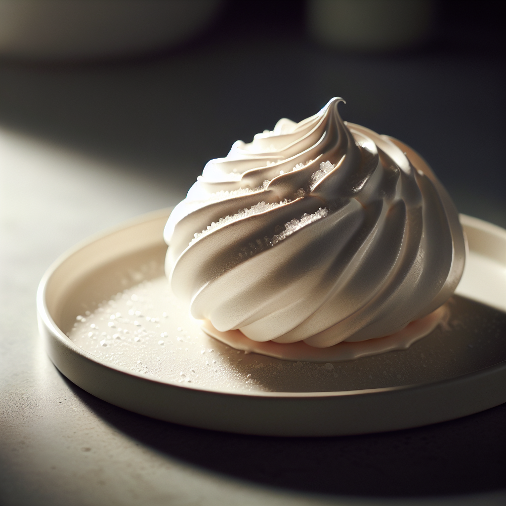 Meringue-Produits sucrés, valeurs nutritionnelles