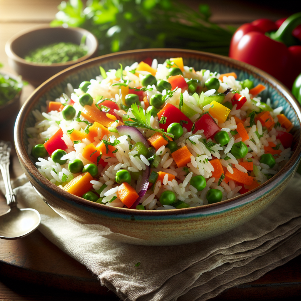 Salade de riz, appertisée-entrées et plats composés, valeurs nutritionnelles