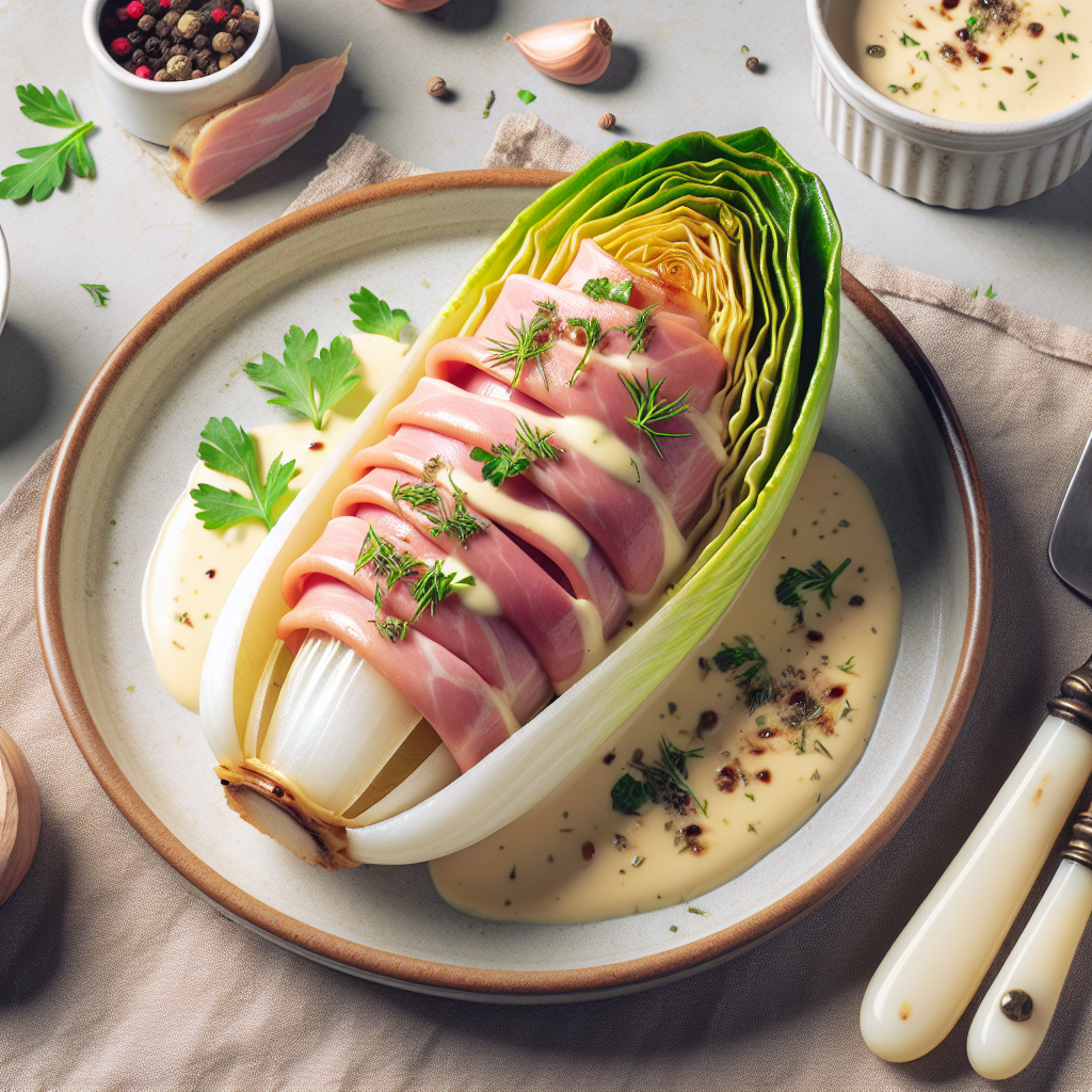 Endive au jambon-entrées et plats composés, valeurs nutritionnelles