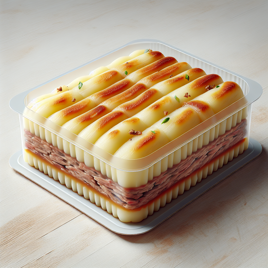 Hachis parmentier à la viande, préemballé-entrées et plats composés, valeurs nutritionnelles