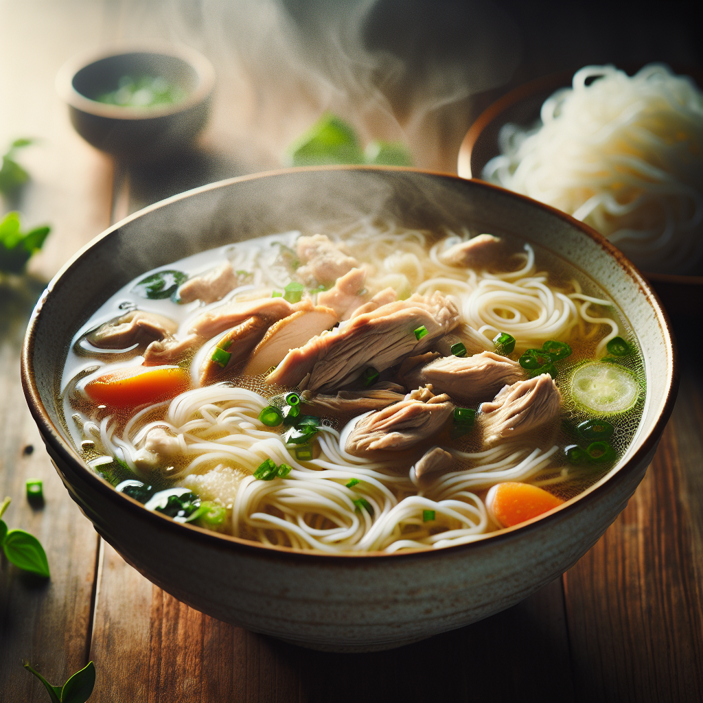 Soupe à la volaille et aux vermicelles, déshydratée reconstituée-entrées et plats composés, valeurs nutritionnelles
