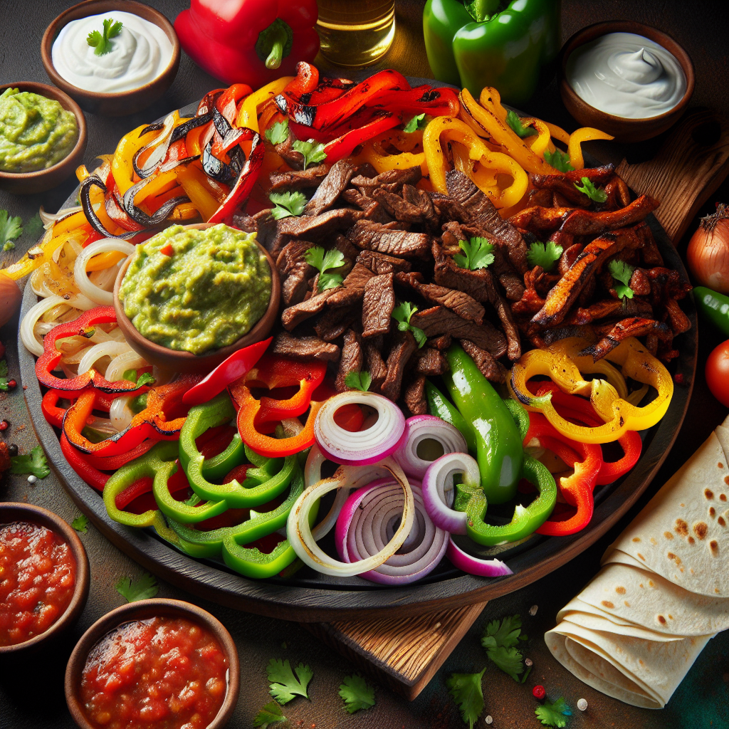 Fajitas-entrées et plats composés, valeurs nutritionnelles