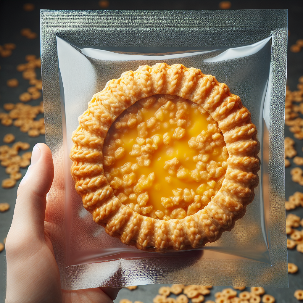 Galette de céréales au fromage (sans soja), préemballé-entrées et plats composés, valeurs nutritionnelles