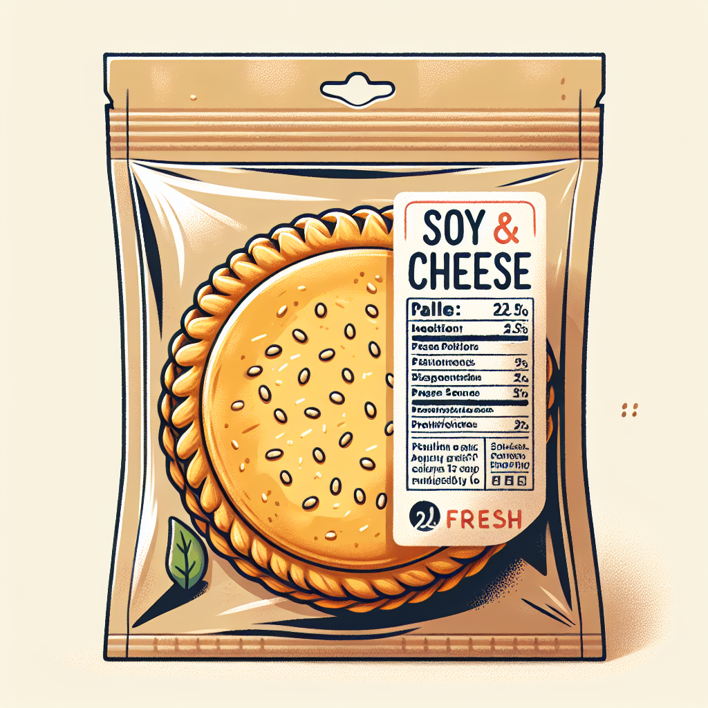 Galette ou pavé au soja et fromage, préemballé-entrées et plats composés, valeurs nutritionnelles