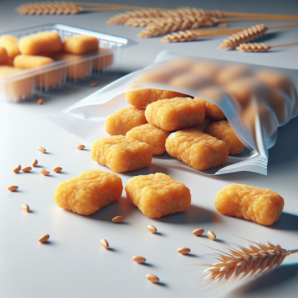 Nuggets de blé (sans soja), préemballé-entrées et plats composés, valeurs nutritionnelles
