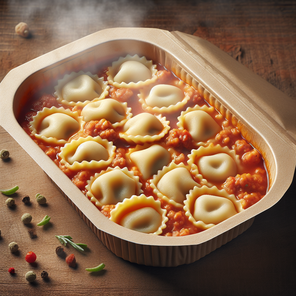 Pâtes fraîches farcies (ex : raviolis, tortellinis), à la viande (ex : bolognaise), préemballées, cuites-entrées et plats composés, valeurs nutritionnelles