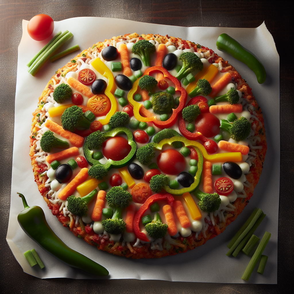 Pizza aux légumes ou Pizza 4 saisons, préemballée-entrées et plats composés, valeurs nutritionnelles