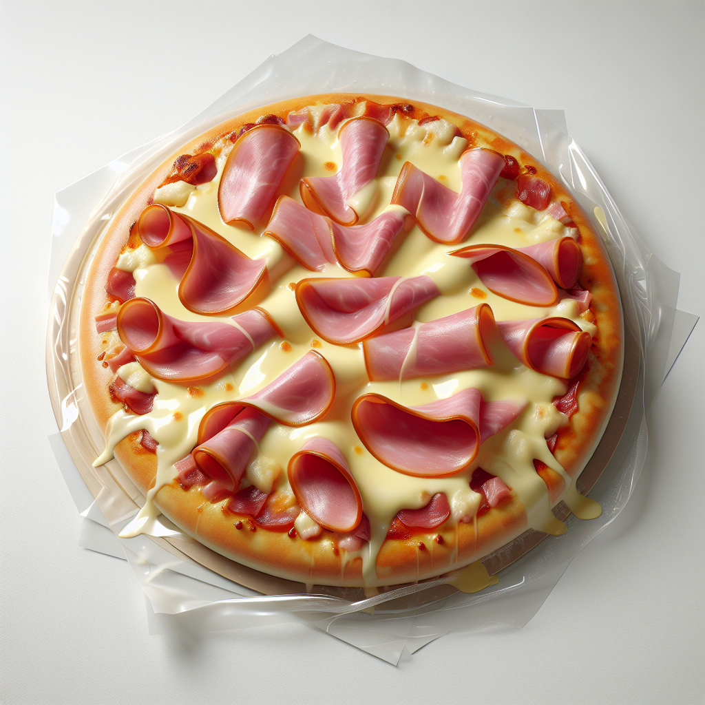Pizza jambon fromage, préemballée-entrées et plats composés, valeurs nutritionnelles
