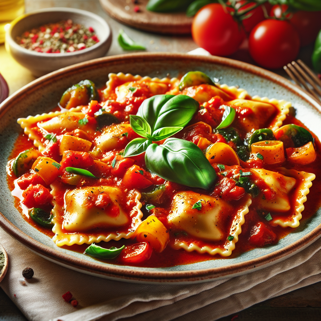Raviolis aux légumes, sauce tomate, appertisés-entrées et plats composés, valeurs nutritionnelles