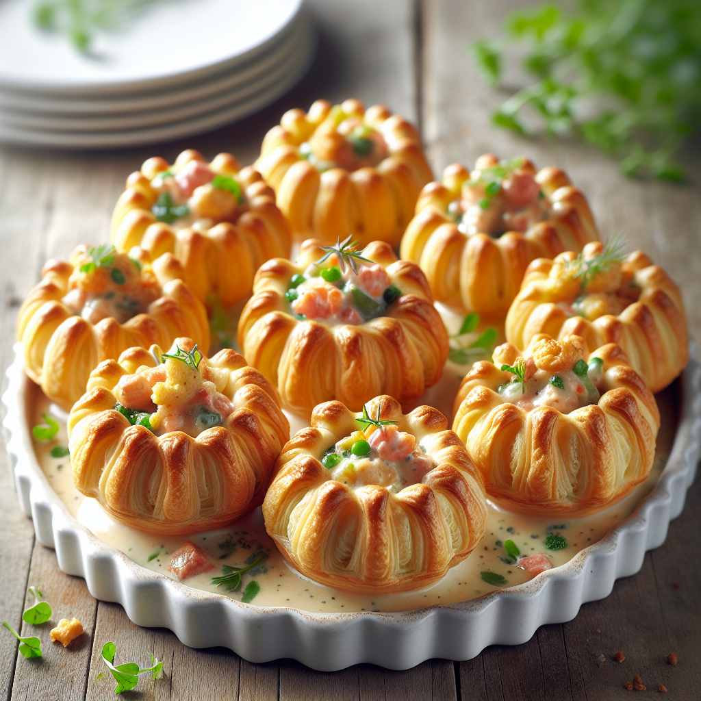 Bouchée à la reine, garnie (aliment moyen)-entrées et plats composés, valeurs nutritionnelles