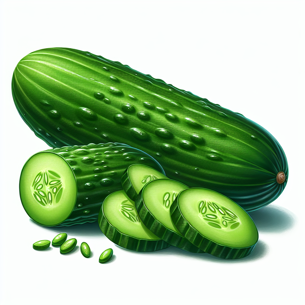 Concombre, pulpe et peau, cru-fruits, légumes, légumineuses et oléagineux, valeurs nutritionnelles