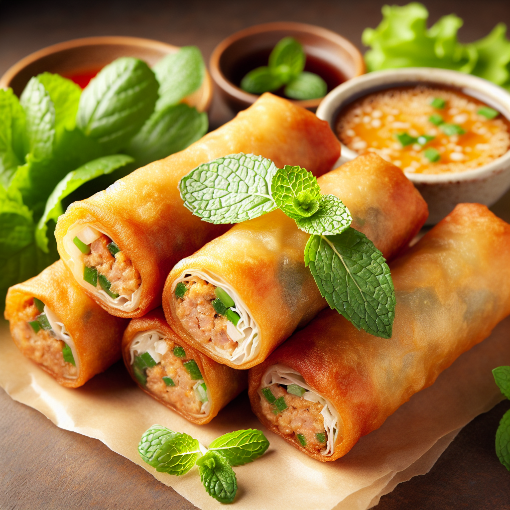 Nem ou Pâté impérial-entrées et plats composés, valeurs nutritionnelles