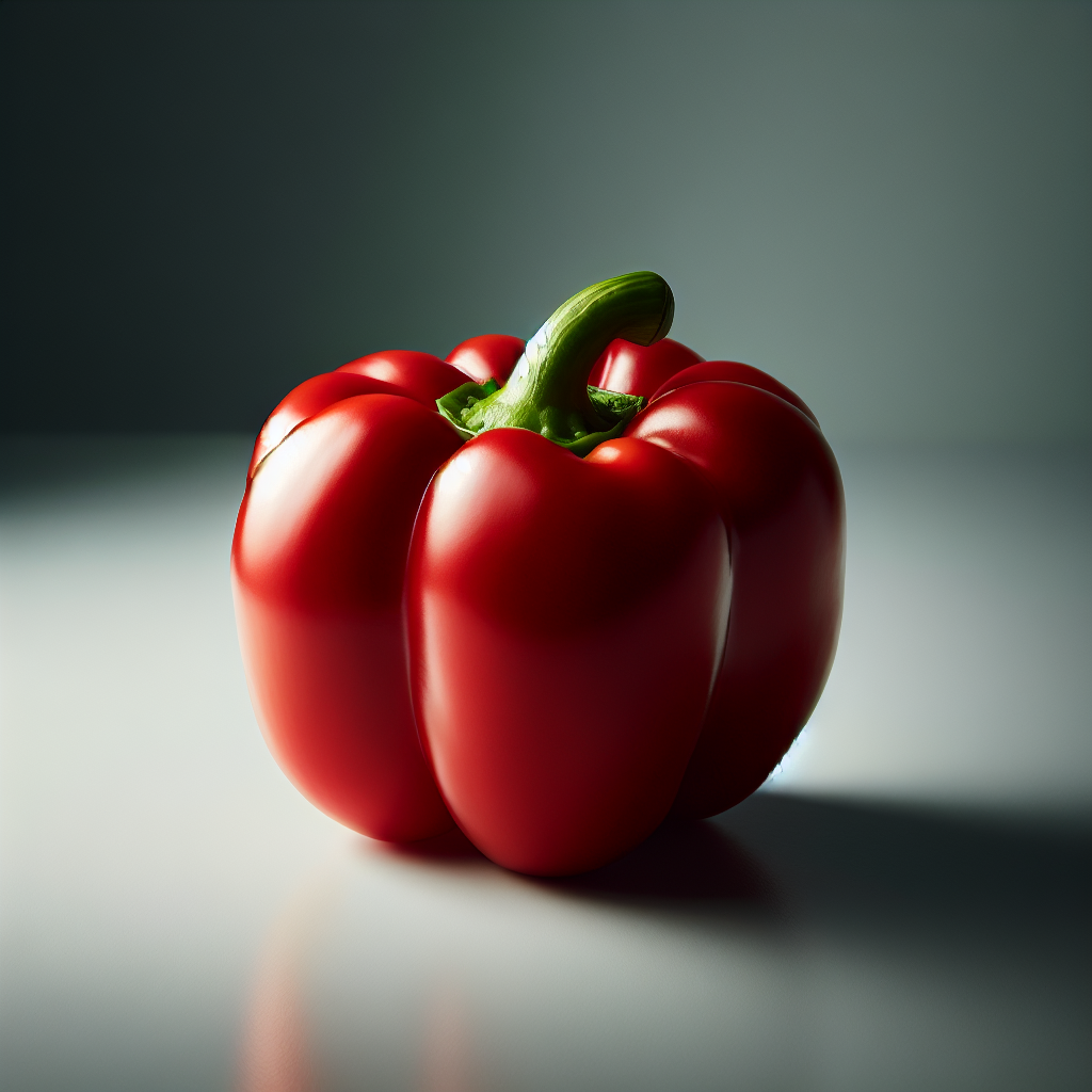 Poivron rouge, cru-fruits, légumes, légumineuses et oléagineux, valeurs nutritionnelles
