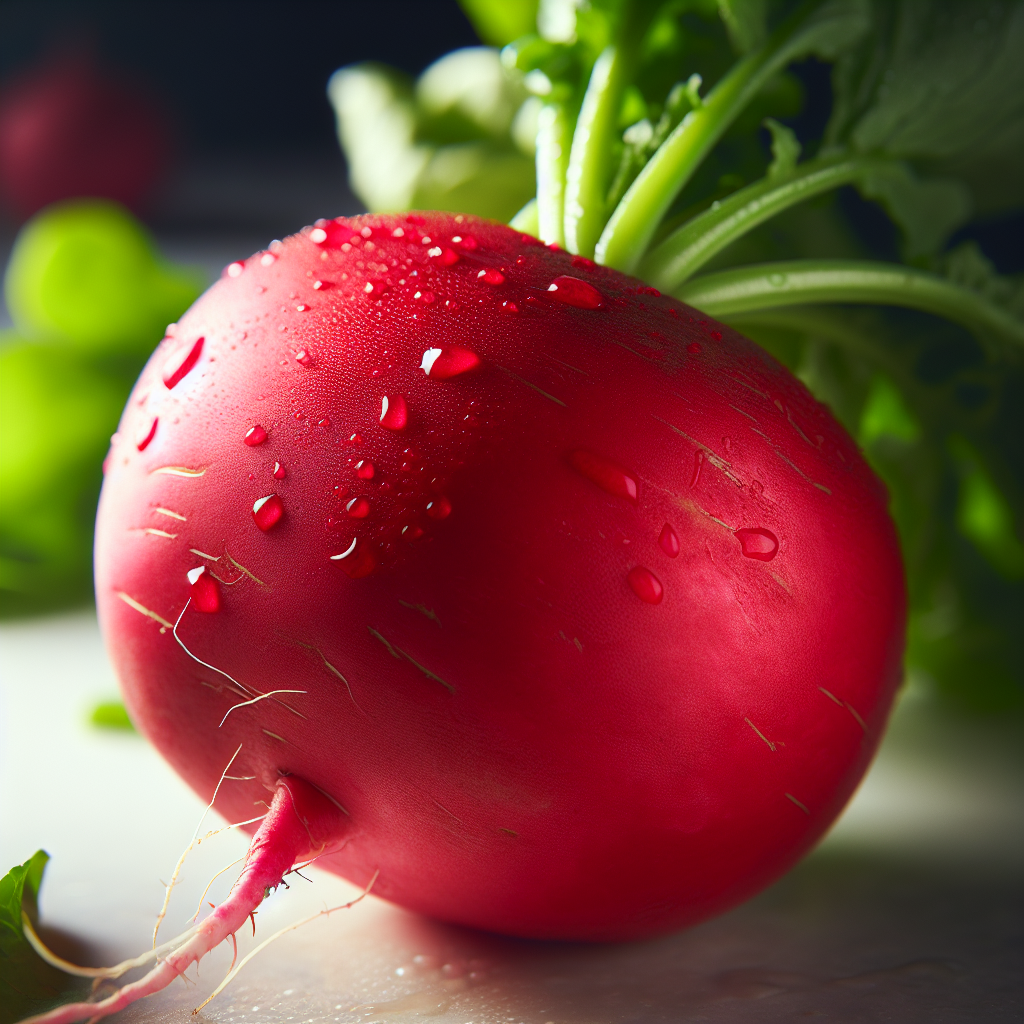 Radis rouge, cru-fruits, légumes, légumineuses et oléagineux, valeurs nutritionnelles
