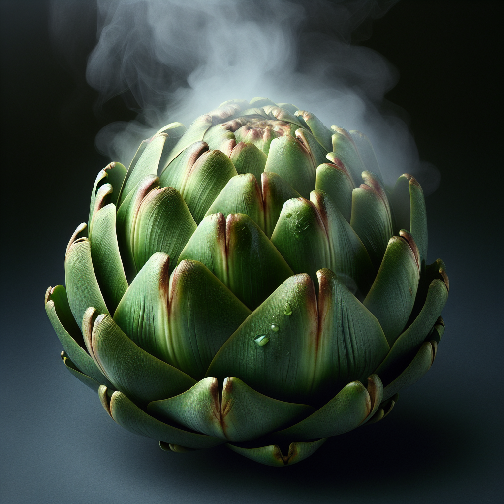 Artichaut, cuit à la vapeur sous pression-fruits, légumes, légumineuses et oléagineux, valeurs nutritionnelles