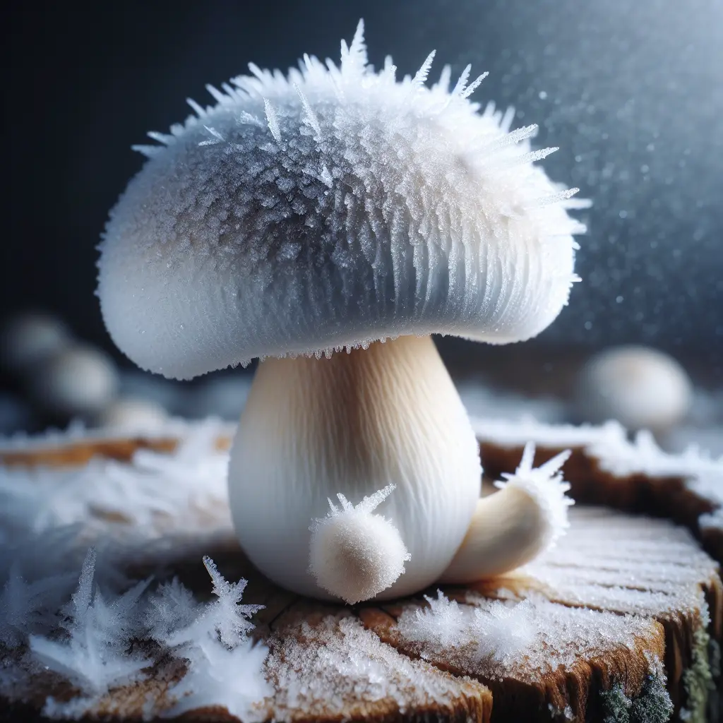 Champignon de Paris ou champignon de couche, surgelé, cru-fruits, légumes, légumineuses et oléagineux, valeurs nutritionnelles