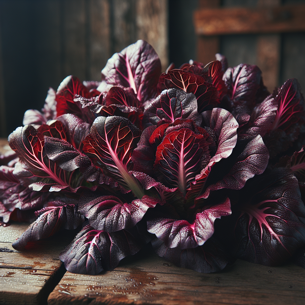 Chicorée rouge, crue-fruits, légumes, légumineuses et oléagineux, valeurs nutritionnelles