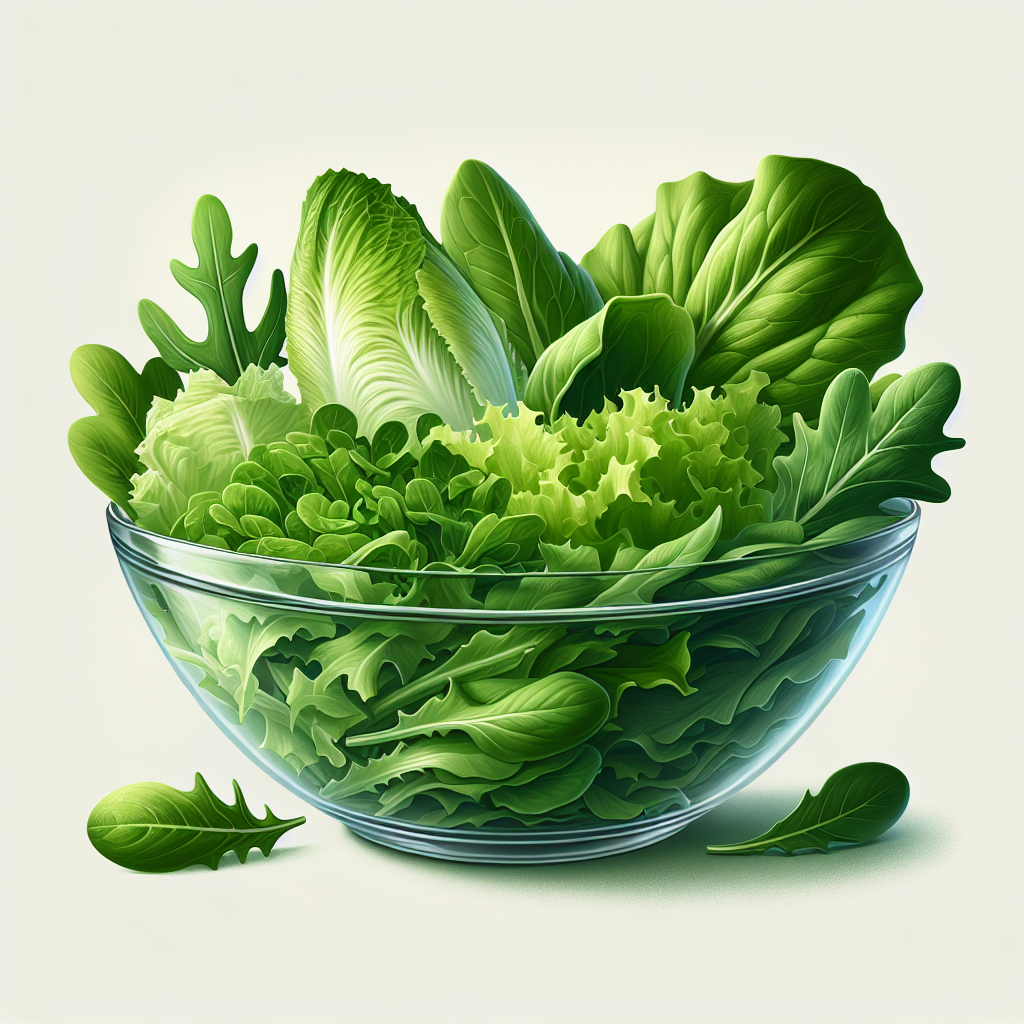 Salade verte, crue, sans assaisonnement-fruits, légumes, légumineuses et oléagineux, valeurs nutritionnelles