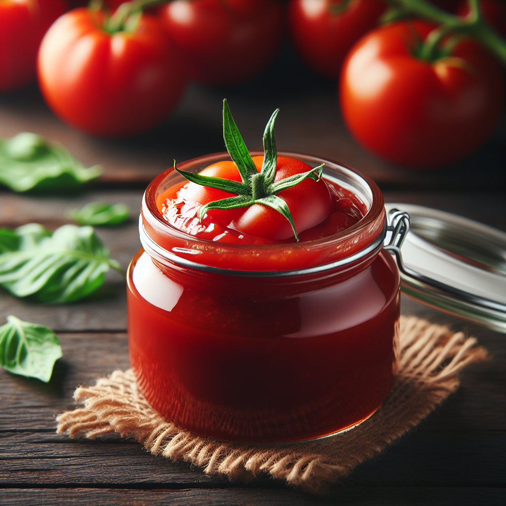 Tomate, concentré, appertisé-fruits, légumes, légumineuses et oléagineux, valeurs nutritionnelles