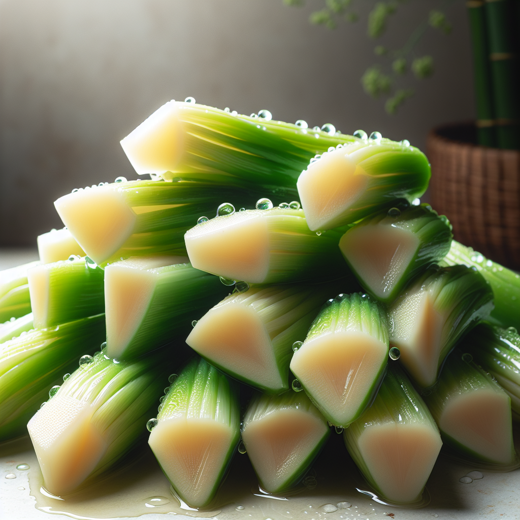 Bambou, pousses, appertisées, égouttées-fruits, légumes, légumineuses et oléagineux, valeurs nutritionnelles