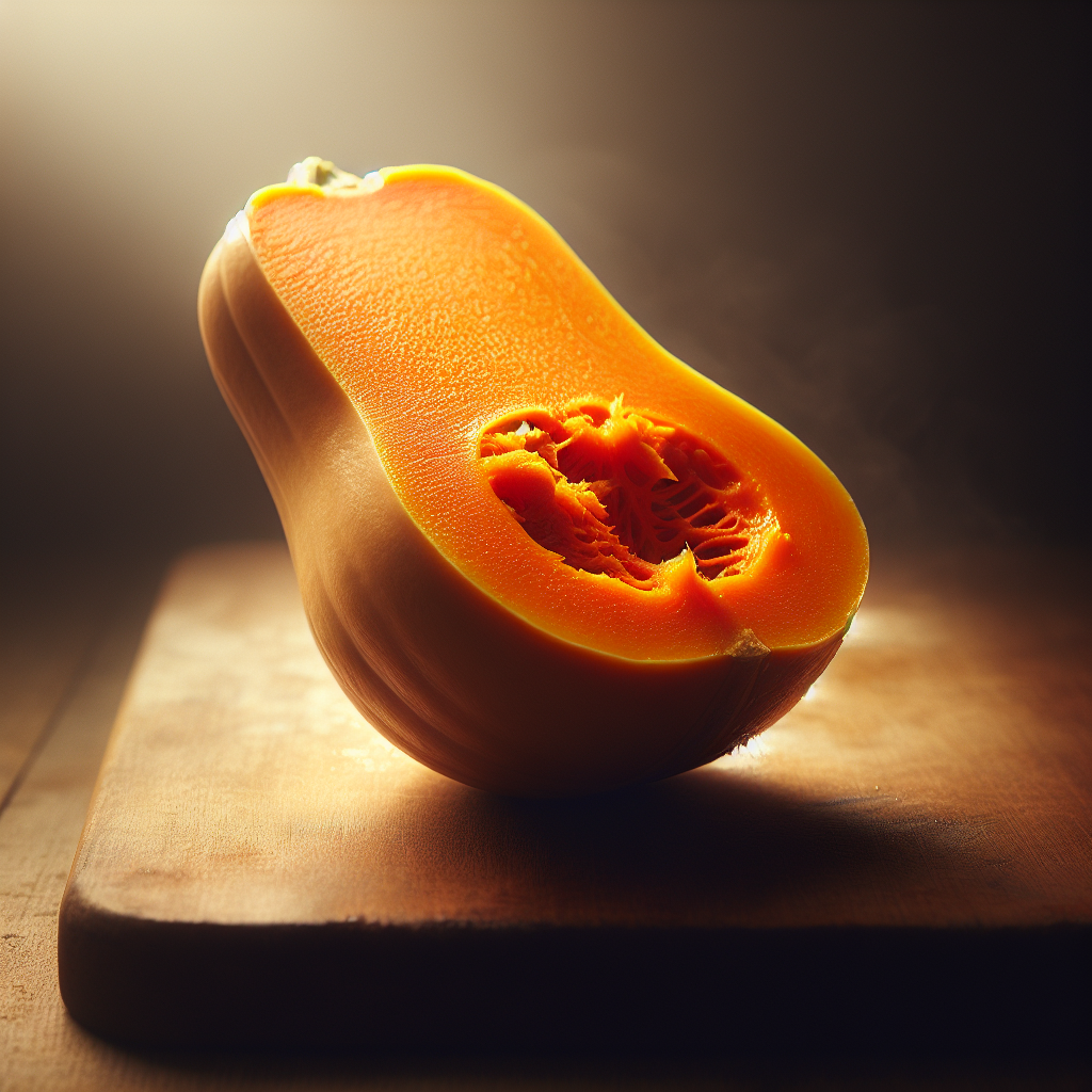 Courge doubeurre (butternut), pulpe, cuite-fruits, légumes, légumineuses et oléagineux, valeurs nutritionnelles