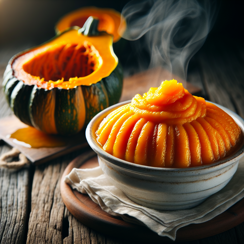 Courge musquée, pulpe, cuite-fruits, légumes, légumineuses et oléagineux, valeurs nutritionnelles