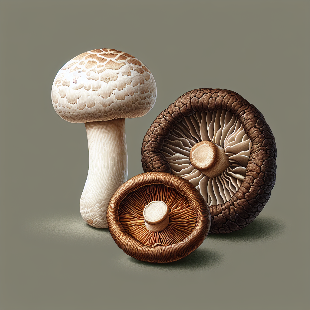 Champignon, lentin comestible ou shiitaké, séché-fruits, légumes, légumineuses et oléagineux, valeurs nutritionnelles