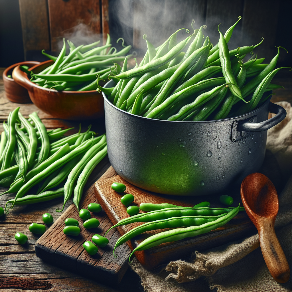 Haricot vert, bouilli/cuit à l'eau-fruits, légumes, légumineuses et oléagineux, valeurs nutritionnelles