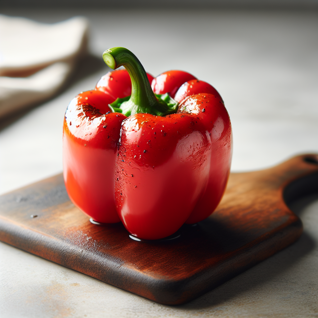 Poivron rouge, sauté/poêlé sans matière grasse-fruits, légumes, légumineuses et oléagineux, valeurs nutritionnelles