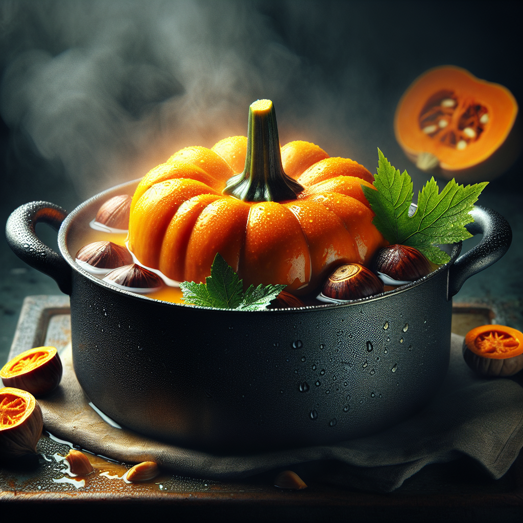 Potimarron, pulpe, bouilli/cuit à l'eau-fruits, légumes, légumineuses et oléagineux, valeurs nutritionnelles