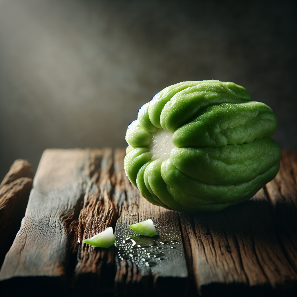 Chayote ou christophine ou chouchou, crue-fruits, légumes, légumineuses et oléagineux, valeurs nutritionnelles