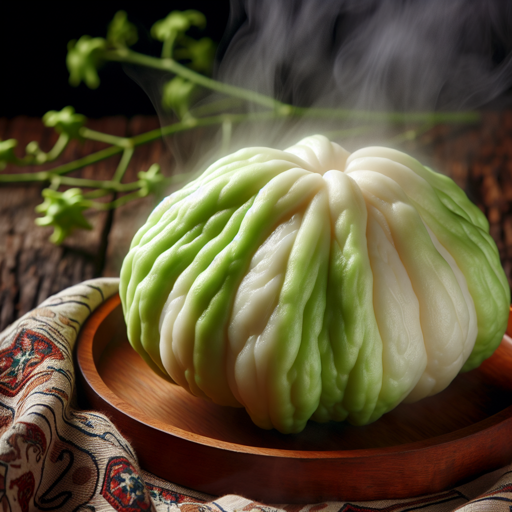Christophine à peau blanche, pulpe, cuite à la vapeur, prélevée à la Martinique-fruits, légumes, légumineuses et oléagineux, valeurs nutritionnelles