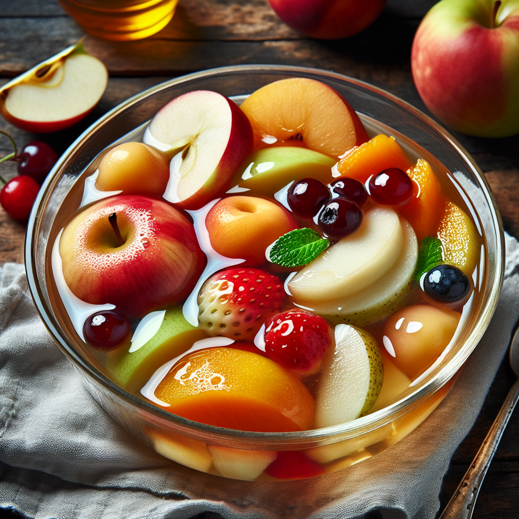 Compote, tout type de fruits, allégée en sucres-fruits, légumes, légumineuses et oléagineux, valeurs nutritionnelles