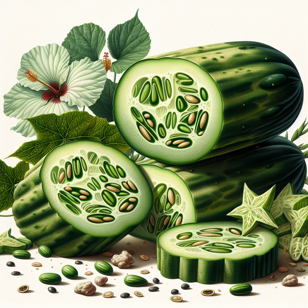 Concombre, pulpe avec graines, cru, prélevé à la Martinique-fruits, légumes, légumineuses et oléagineux, valeurs nutritionnelles