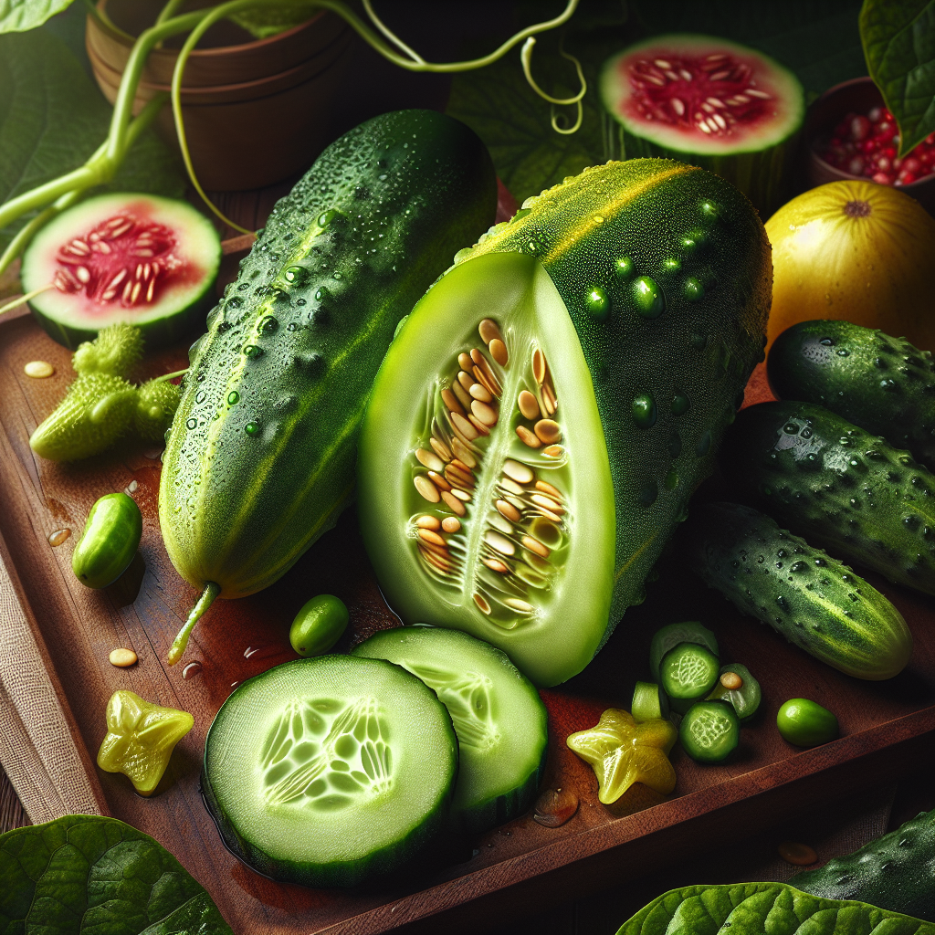 Concombre, pulpe, cru, prélevé à la Martinique-fruits, légumes, légumineuses et oléagineux, valeurs nutritionnelles