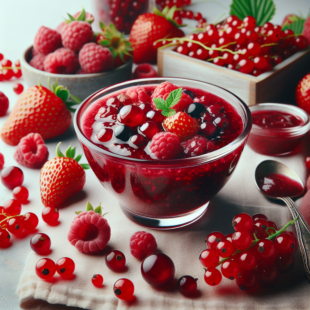 Coulis de fruits rouges (framboises, fraises, groseilles, cassis)-fruits, légumes, légumineuses et oléagineux, valeurs nutritionnelles