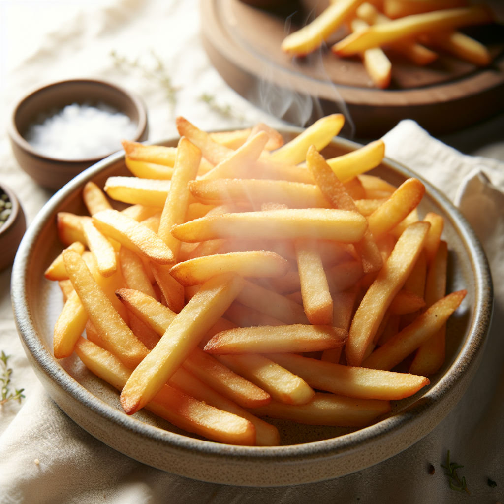 Frites de pommes de terre, surgelées, rôties/cuites au four-fruits, légumes, légumineuses et oléagineux, valeurs nutritionnelles