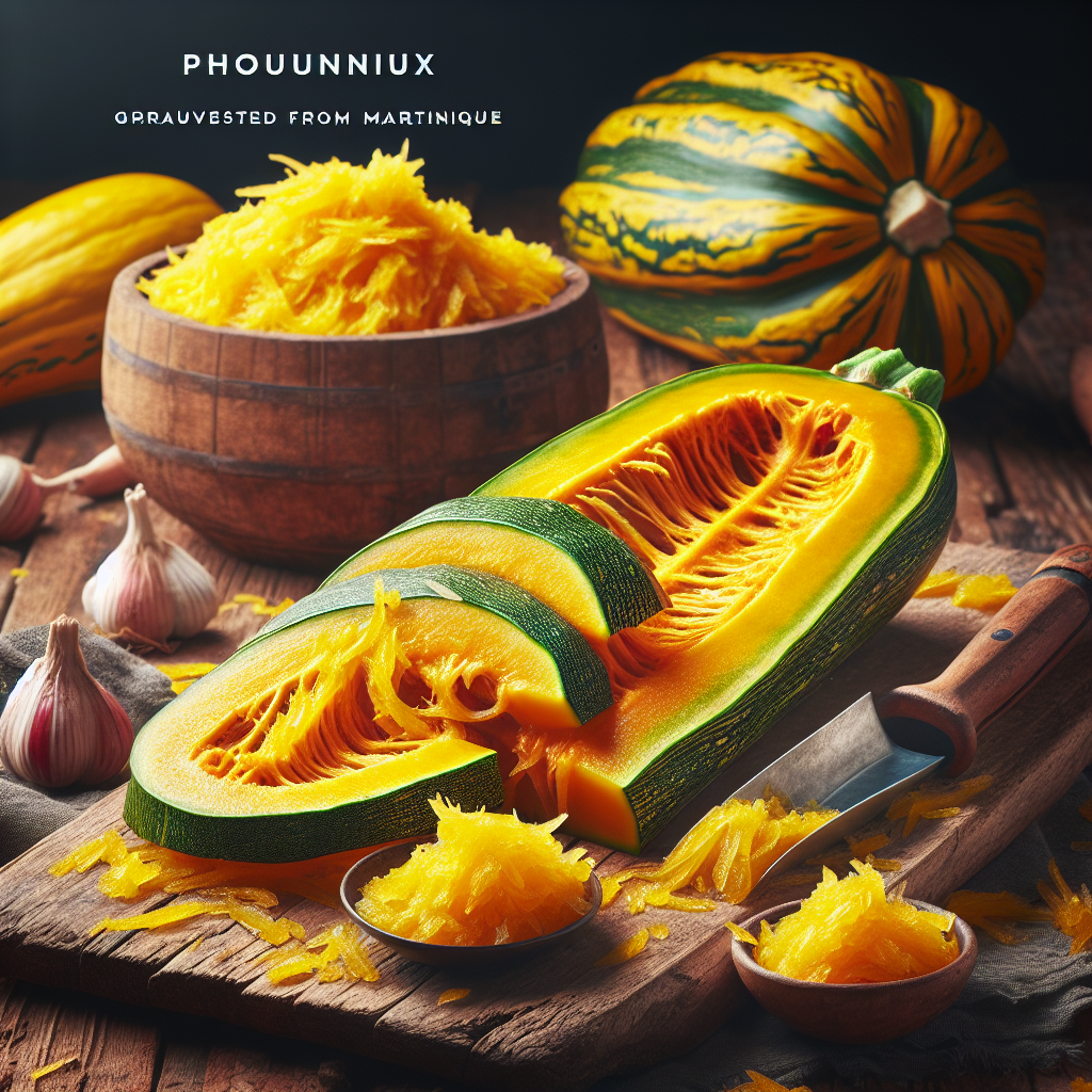 Giraumon (variété phoenix), pulpe, râpé, cru, prélevé à la Martinique-fruits, légumes, légumineuses et oléagineux, valeurs nutritionnelles