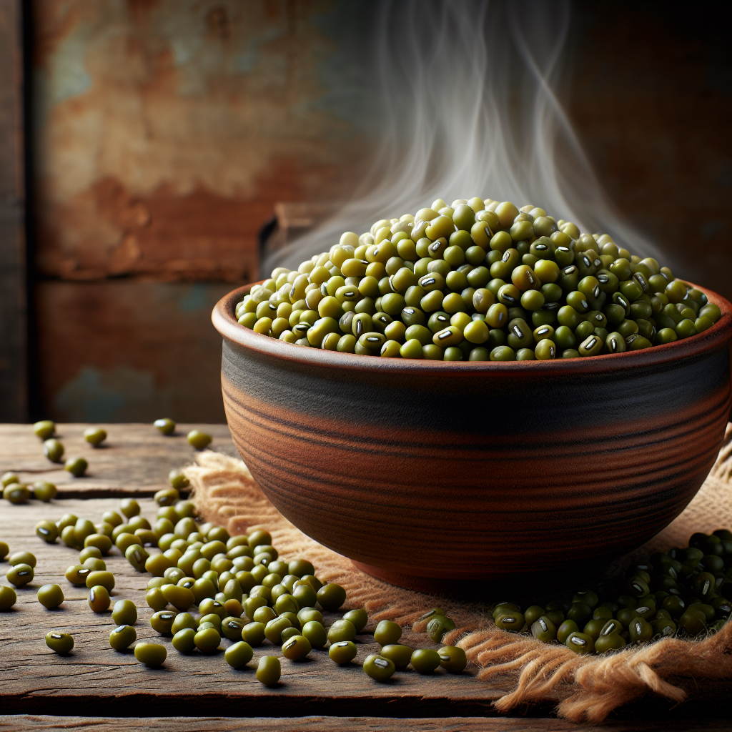 Haricot mungo, bouilli/cuit à l'eau-fruits, légumes, légumineuses et oléagineux, valeurs nutritionnelles