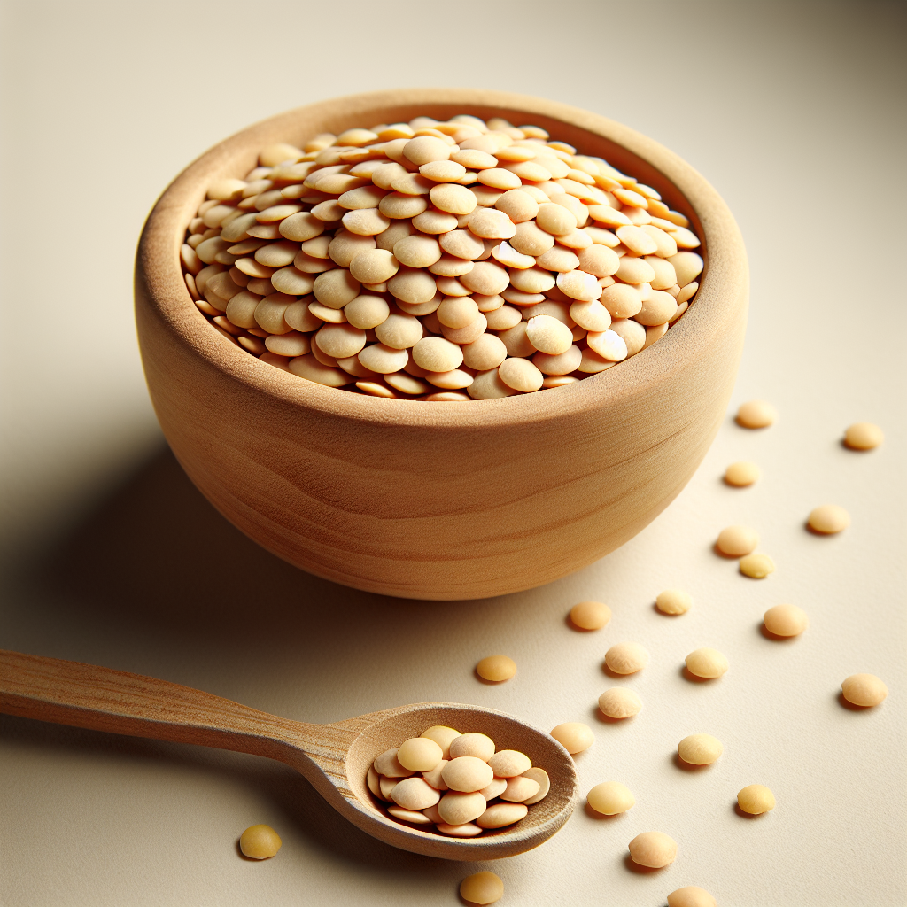 Lentille blonde, sèche-fruits, légumes, légumineuses et oléagineux, valeurs nutritionnelles