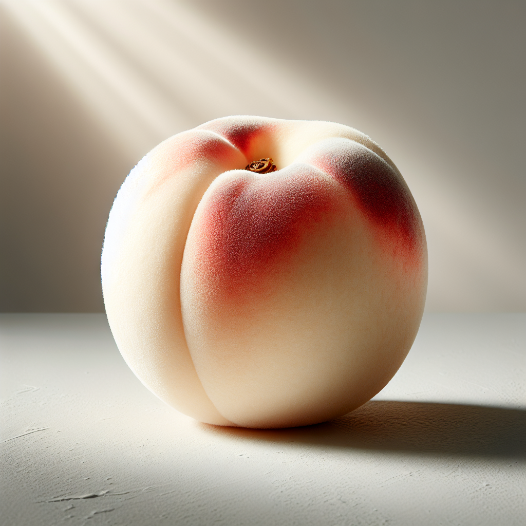 Pêche blanche, pulpe et peau, crue-fruits, légumes, légumineuses et oléagineux, valeurs nutritionnelles