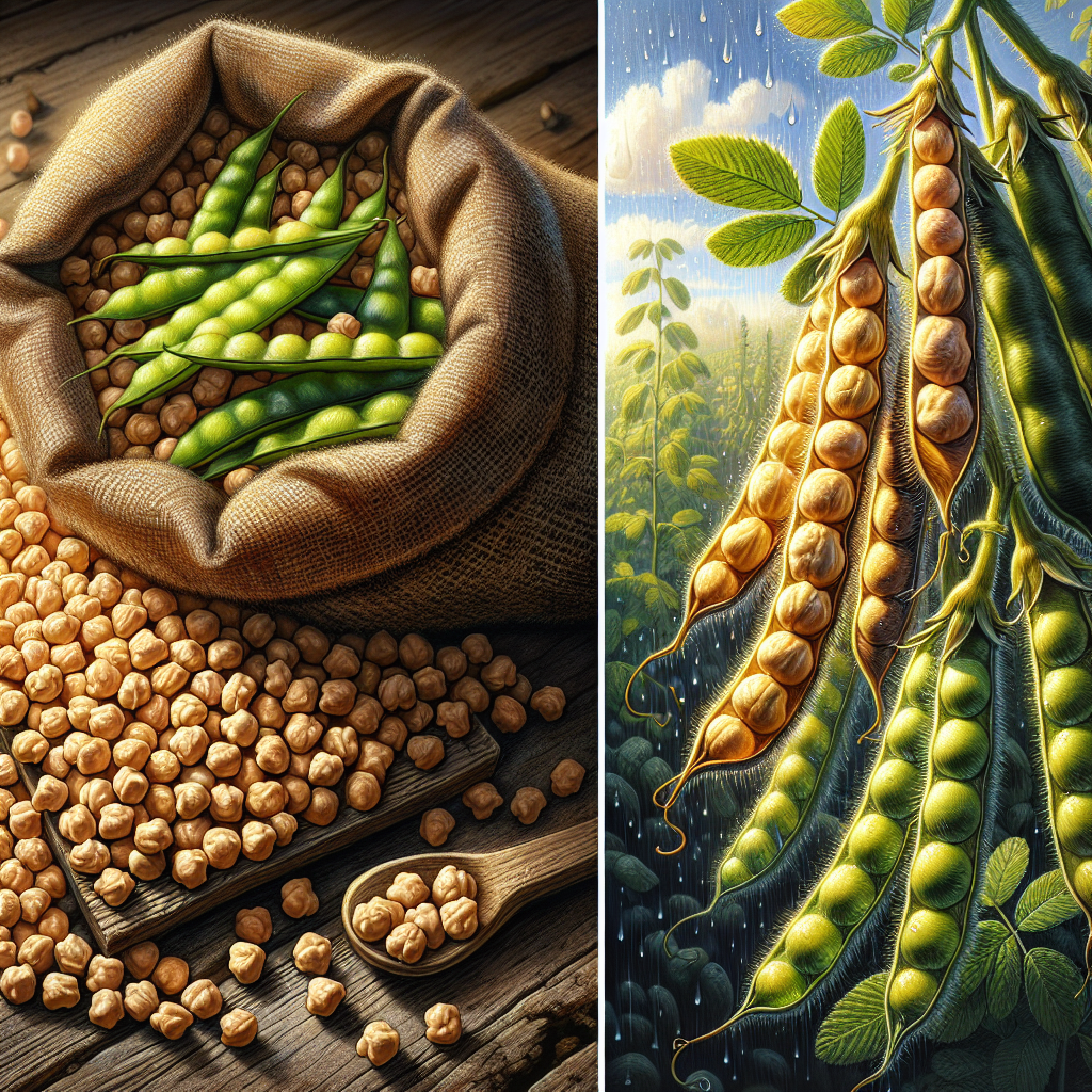 Pois chiche, sec-fruits, légumes, légumineuses et oléagineux, valeurs nutritionnelles