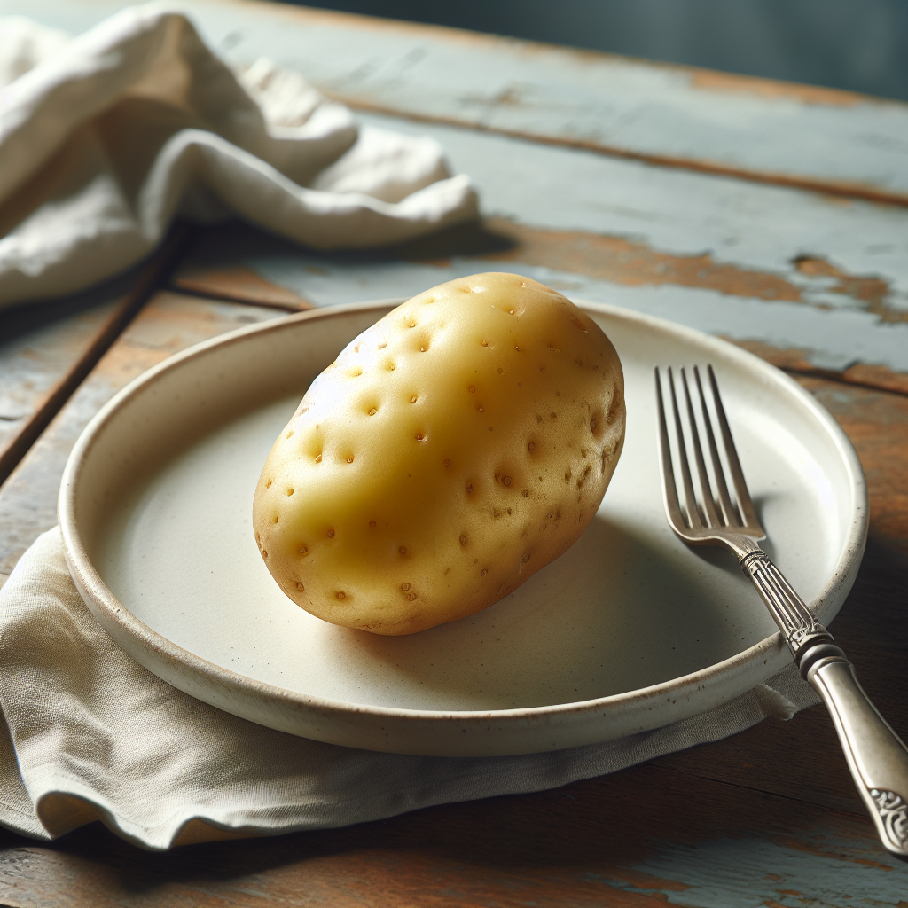 Pomme de terre primeur, sans peau, bouillie/cuite à l'eau-fruits, légumes, légumineuses et oléagineux, valeurs nutritionnelles